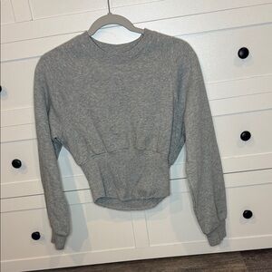 Victorias Secret Fleece Sweater with Corset Style Waist